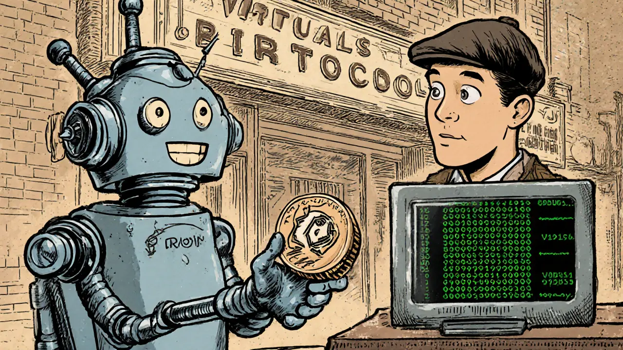 What is cr0w by Virtuals (CROW) Crypto Coin?