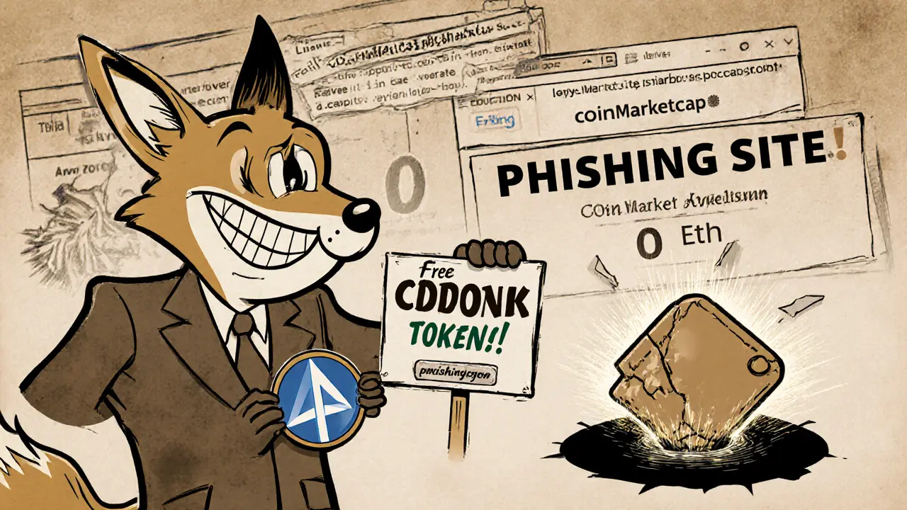 CDONK X CoinMarketCap Airdrop: What Really Happened and How to Avoid the Scam