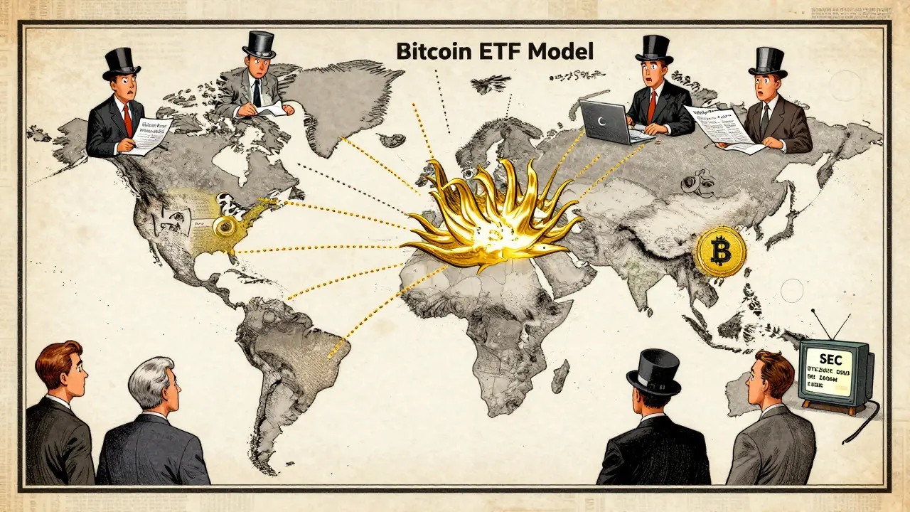 Canada's Bitcoin ETF model spreading globally as other countries copy its regulatory blueprint.