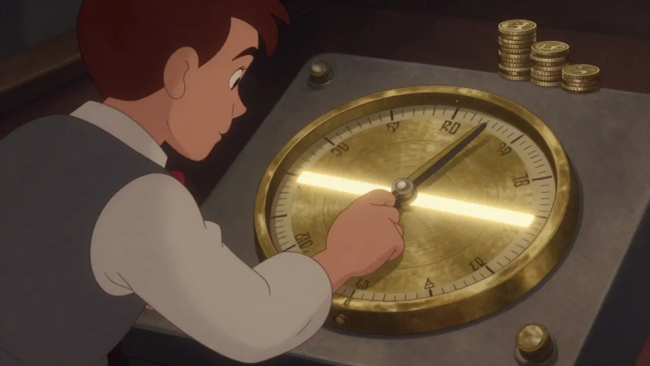 Operator adjusting controls to manage liquidity ranges and collect fees.