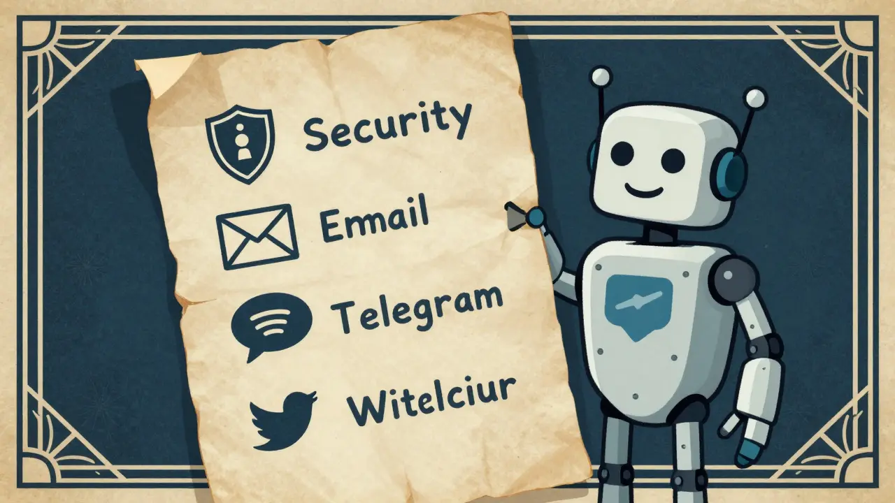 Vintage checklist icon showing simple social media tasks for crypto airdrops