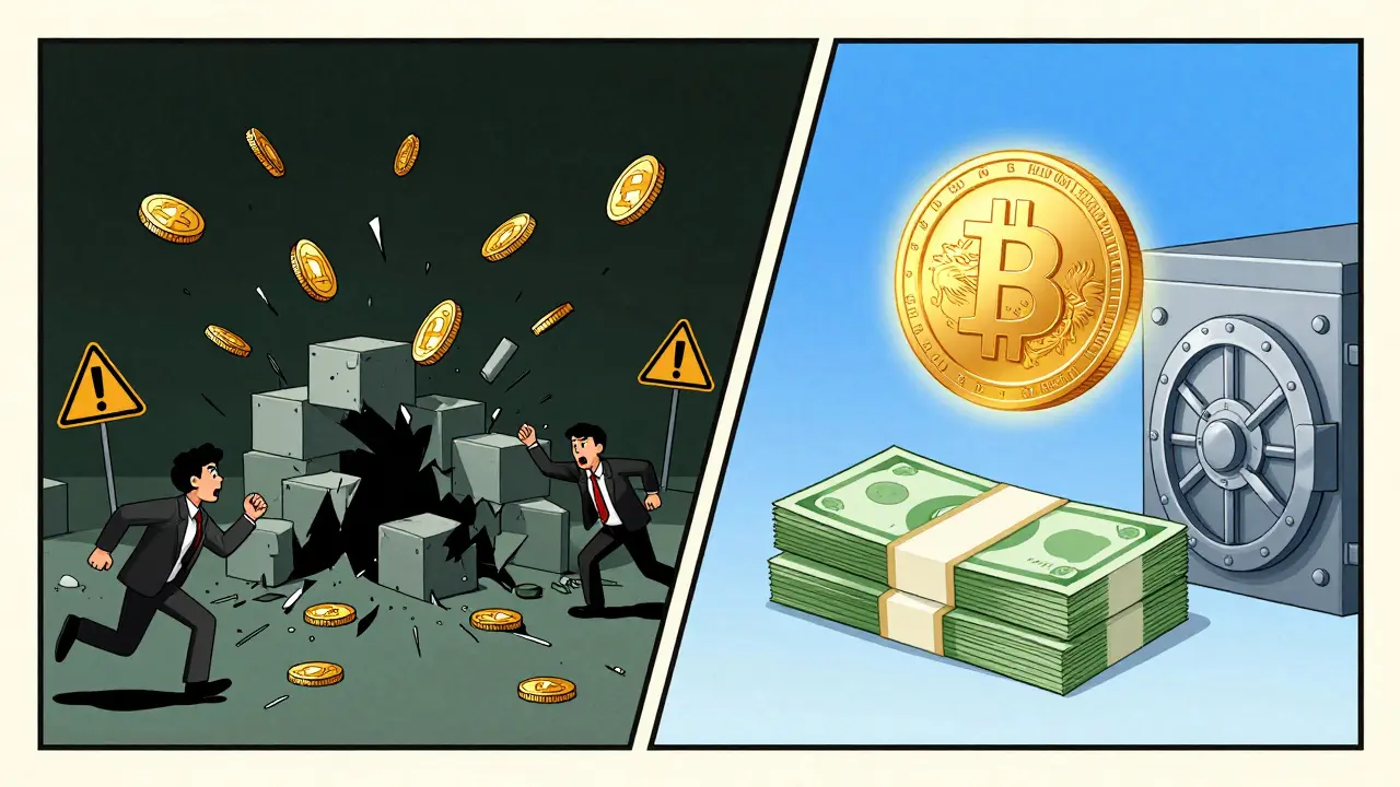 Contrast between banned crypto chaos and regulated e-CNY