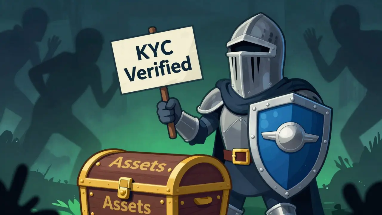 Shielded wallet protecting assets from scams